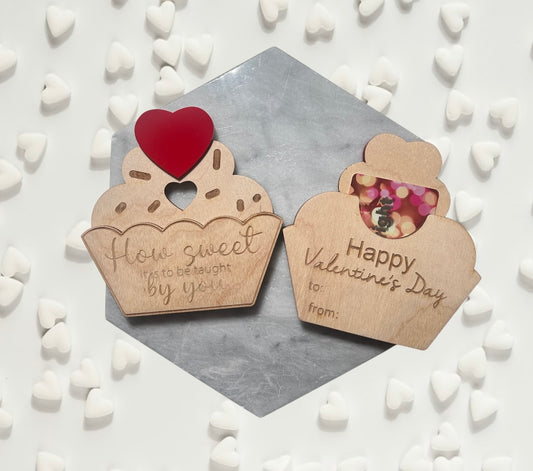 Cupcake Gift Card Holder