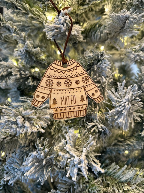 Cozy Wooden Ornament
