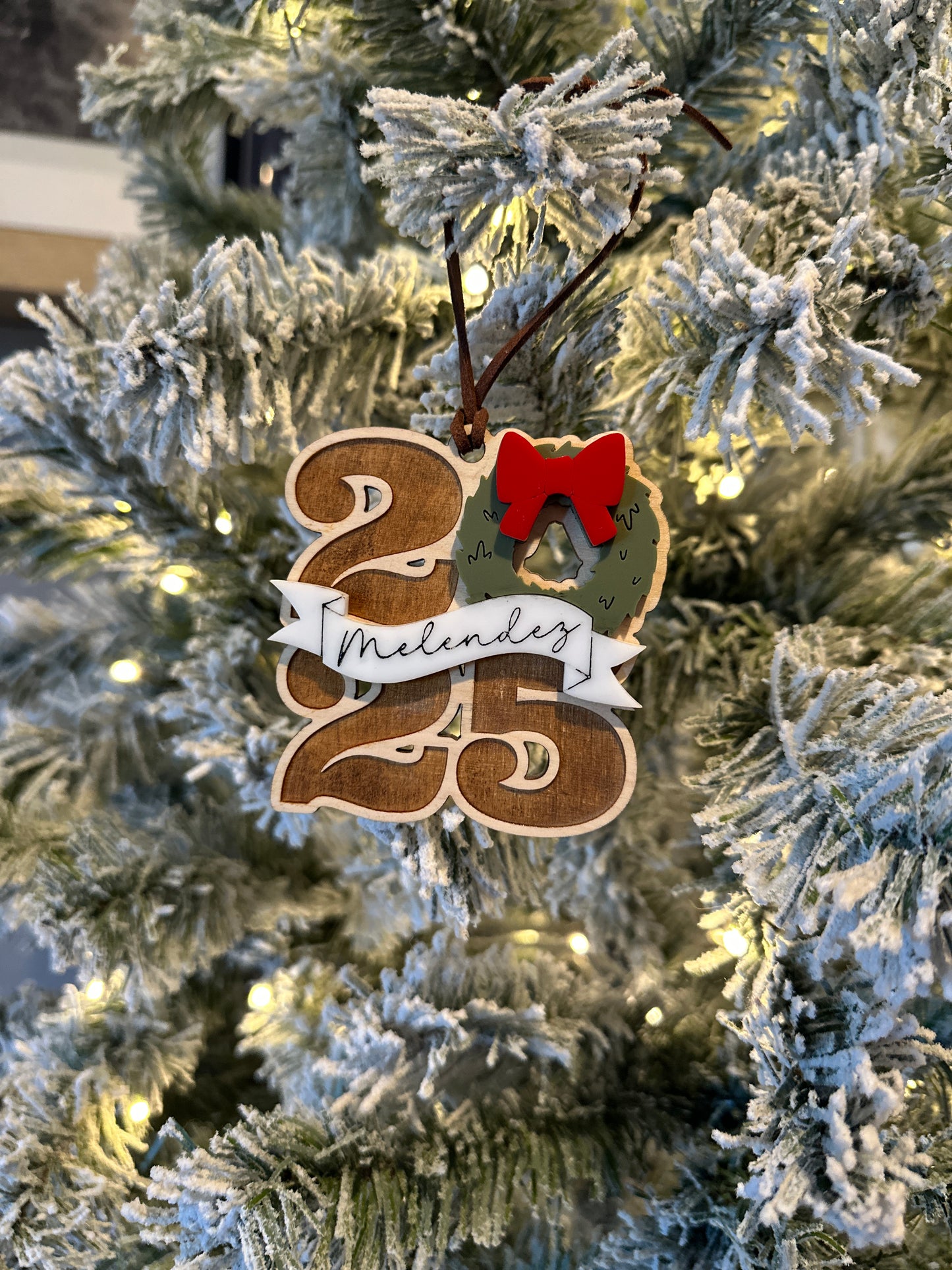 Wreath Ornament - 2025