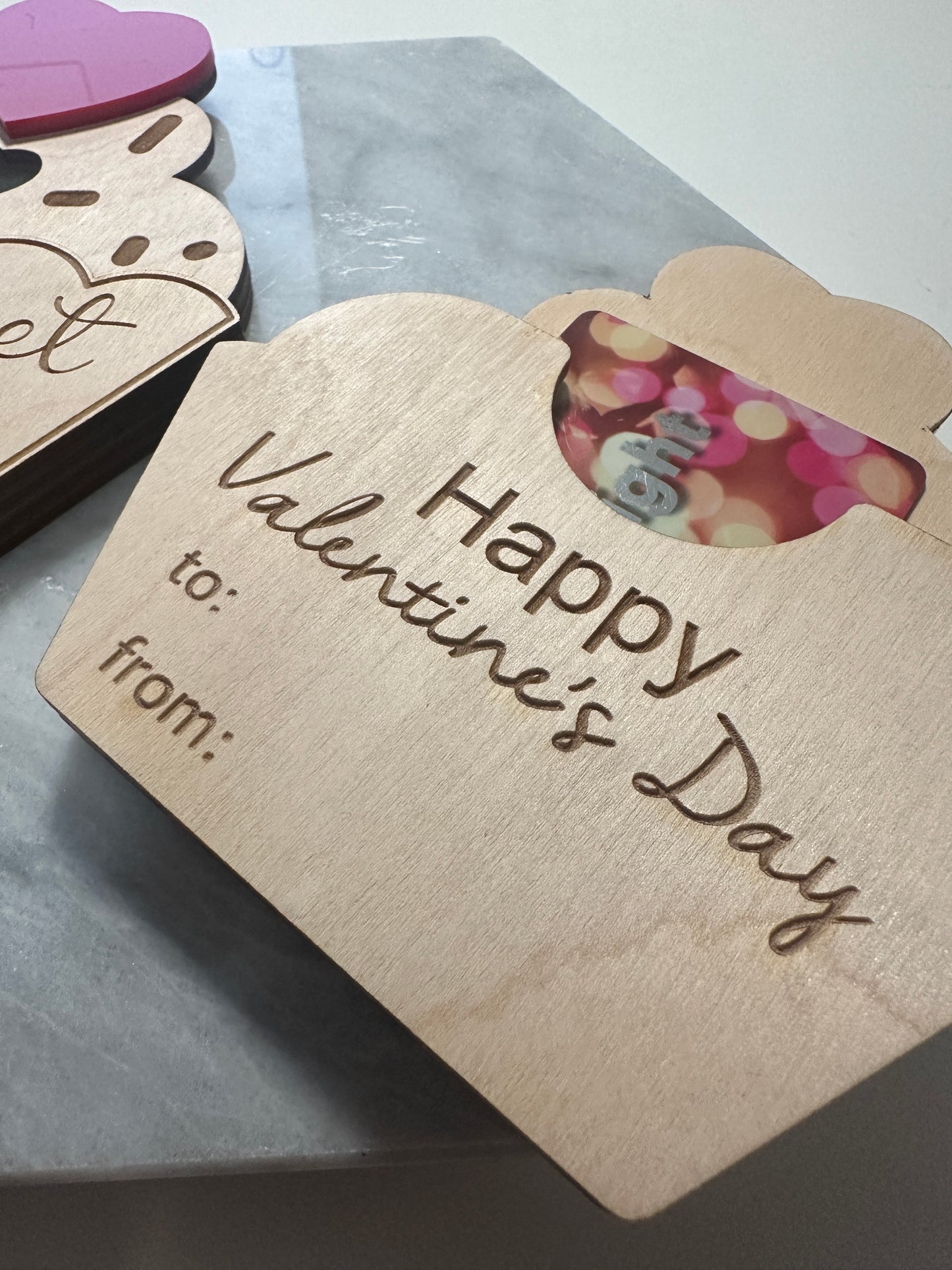 Cupcake Gift Card Holder