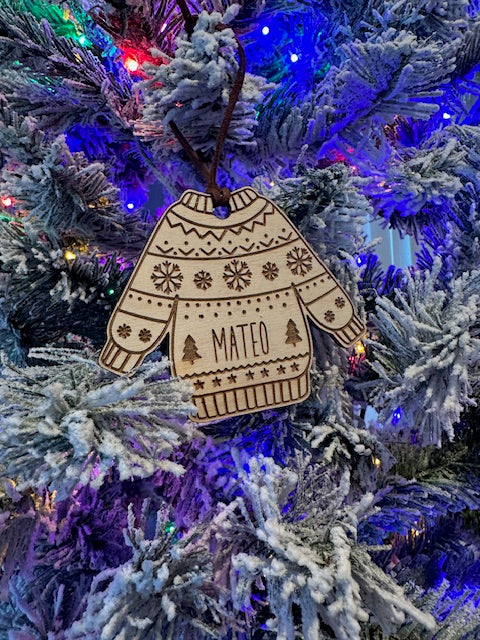 Cozy Wooden Ornament