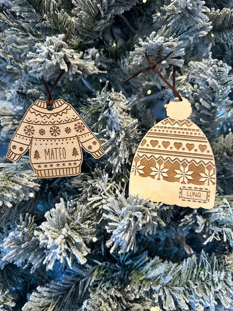 Cozy Wooden Ornament