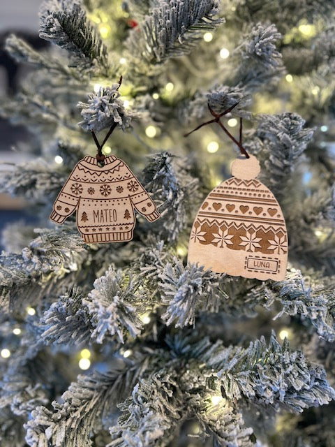 Cozy Wooden Ornament