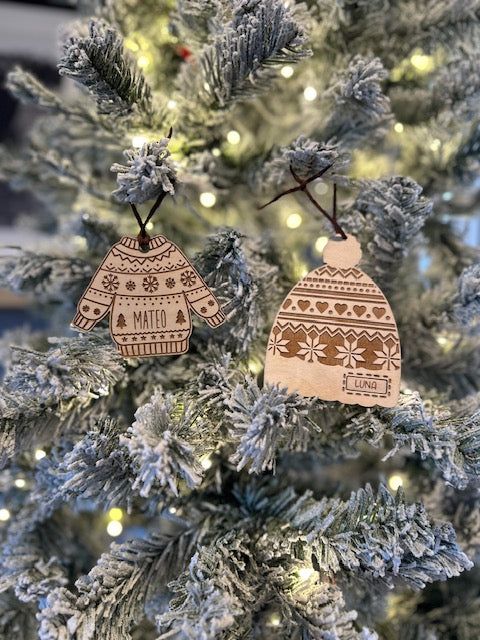 Cozy Wooden Ornament