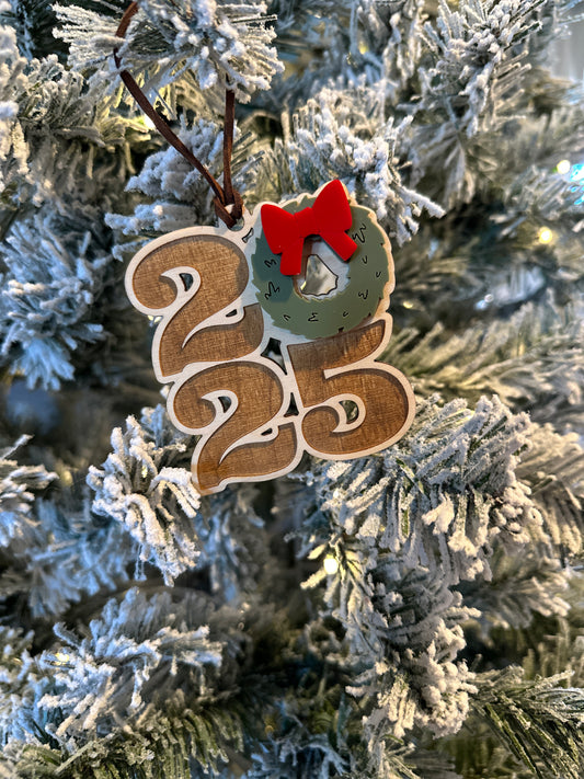 Wreath Ornament - 2025